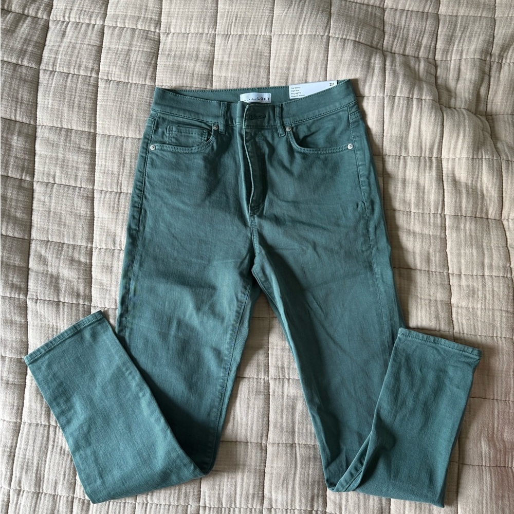J. Crew Women's Green Jeans